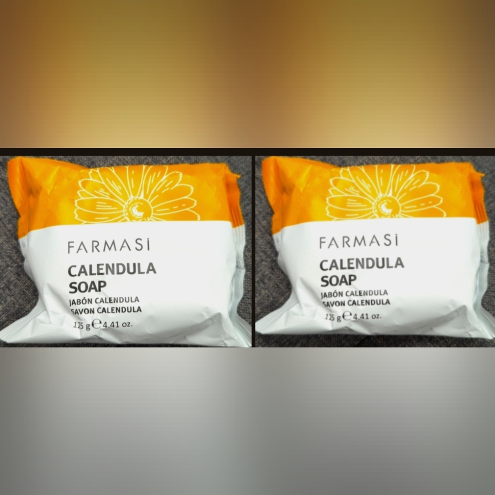 Soap Bars. Set of two. Calendula. Luxurious Soaps.